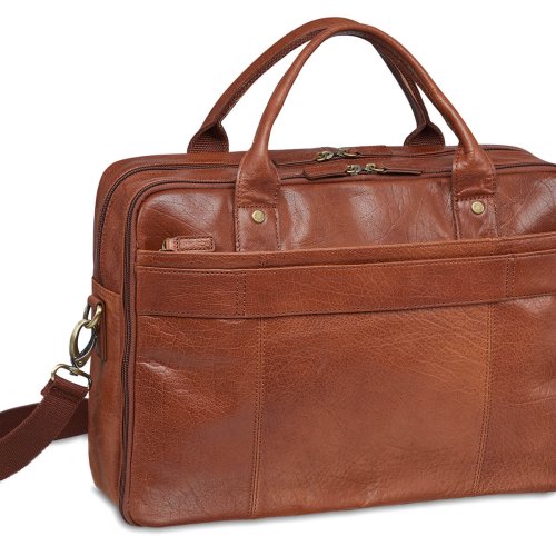 Double Compartment Briefcase for 15.6'' Laptop and Tablet
